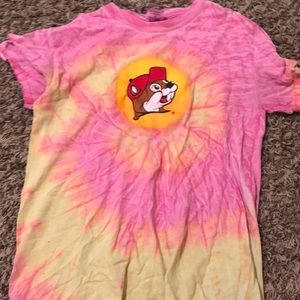 Tie-dye Bucky's shirt
